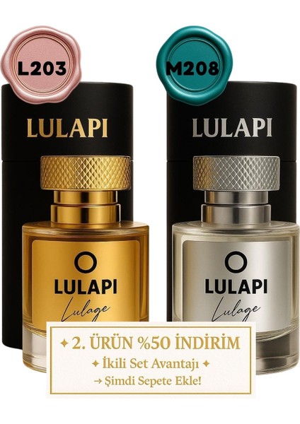 L203 B.ıntens & M208 Savage 2’li Parfüm Seti | Kalıcı Kadın–erkek Parfüm