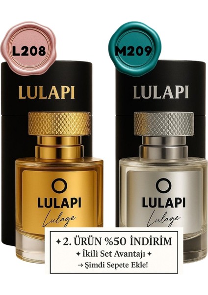L208 Vanilla 28 & M209 Invik | 2’li Set | Kalıcı Kadın–erkek Parfüm