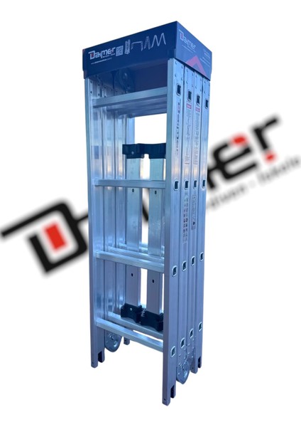 4x4 Alüminyum Çok Amaçlı Akrobat Merdiven 4.70 mt