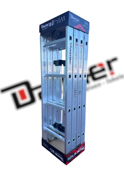 4x4 Alüminyum Çok Amaçlı Akrobat Merdiven 4.70 mt fiyatları