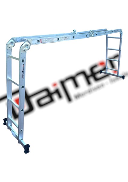 4x4 Alüminyum Çok Amaçlı Akrobat Merdiven 4.70 mt