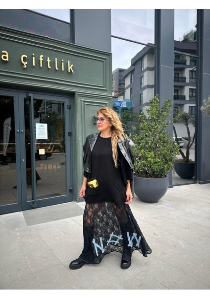 Coll Iç Boxerlı Dantel Etek