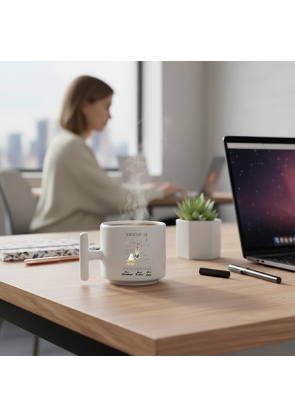 Schrödinger’in Kedisi Baskılı Porselen Kupa-T Kulplu Kupa-Einstein-Curie-Fizik-Kimya-Biyoloji- fiyatları