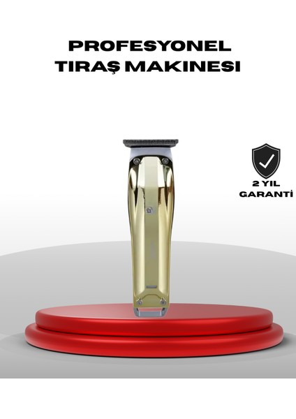 Profesyonel Saç ve Sakal Kesme Tıraş Makinesi USB Şarjlı Güçlü Motorlu