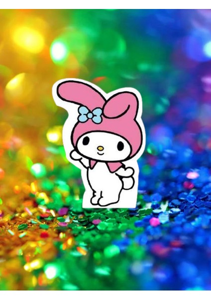 Ayaklı Pano Kuromi My Melody Ayaklı Pano 32CM Doğum Günü Masa Dekoru Oda Süsü