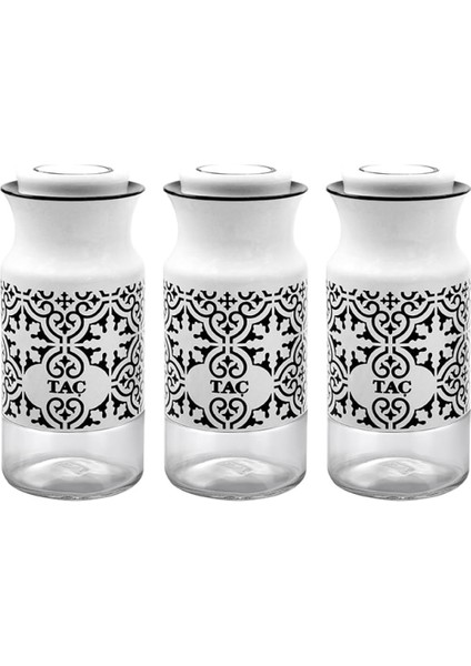 3 Prç Baharatlik Orta Beyaz/siyah modelleri