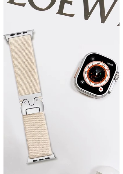 Apple Watch 42MM Forest Kumaş Kordon - KREM-(5796) - SB001M-4A1DA0 fiyatları