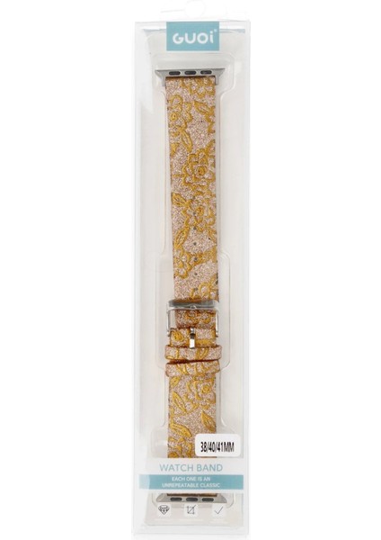 Apple Watch 38MM Creeper Desenli Kordon - GOLD-(5796) - SB001M-4A0SY8 fırsatları