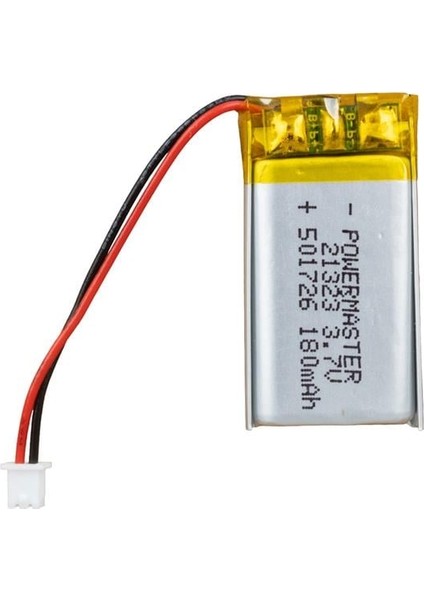501726 3.7 Volt 180 Mah Lityum Polimer
