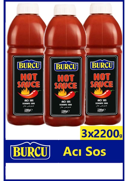 Acı Sos 2200 gr x 3 Adet