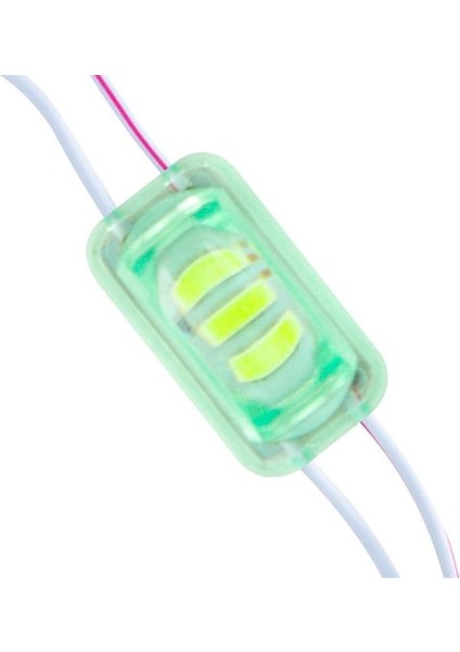 12 Volt 1.5 Watt Yeşil 2835 85 x 73 mm IP65 240 – 260 Lümen 180 Derece Modül LED