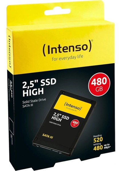 SSD 2.5 Inç Sata 3 480 GB