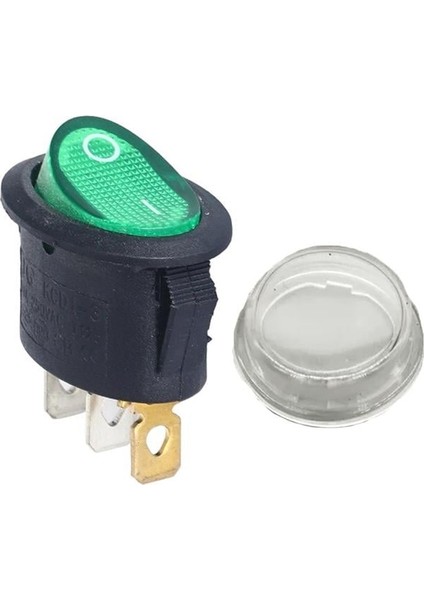 IC-134A Yuvarlak Işıklı Su Geçirmez Kılıflı 3p On-Off Anahtar