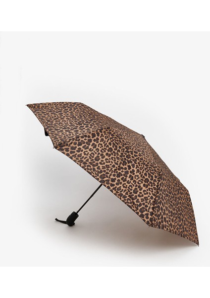 Leopar Desenli Otomatik Şemsiye, Şık ve Pratik Kullanım