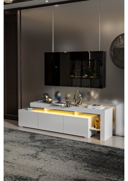 Luma LED Işıklı Tv Ünitesi