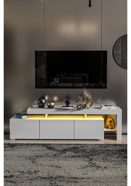 Luma LED Işıklı Tv Ünitesi modelleri