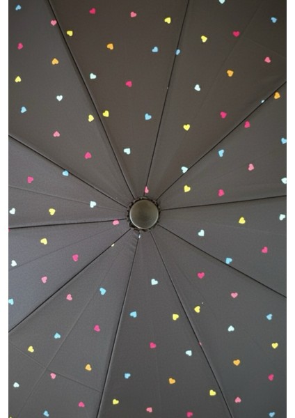 Rüzgarlı Havalara Uygun 10 Telli Yarım Otomatik Fiber Şemsiye modelleri