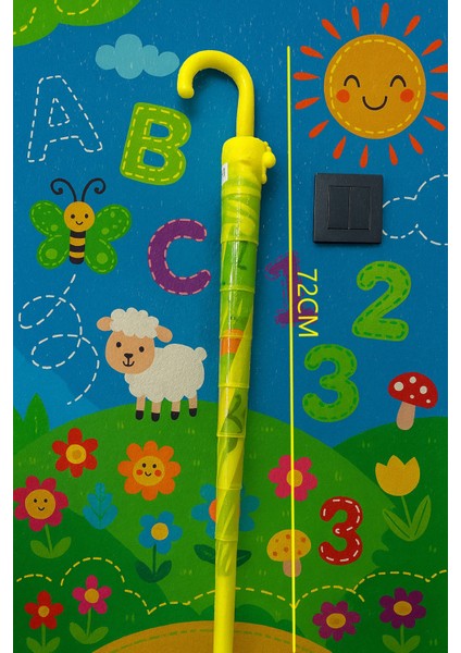 Renkli Çocuklar Için Katlanabilir Yağmur Şemsiyesi, Kılıflı ve Çocuk Güvenli fiyatları