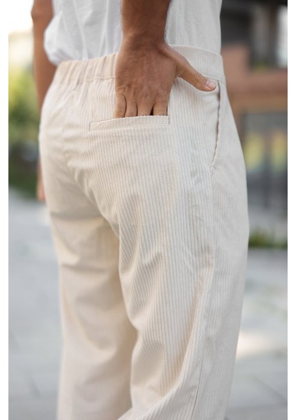 Erkek Kadife Baggy Pantolon modelleri