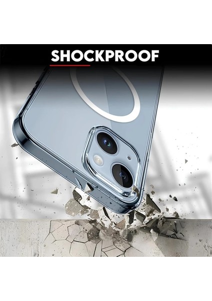 Samsung Galaxy S20 Fe Uyumlu Magesafe Wireless Şarj Özellikli Şeffaf Silikon Kılıf