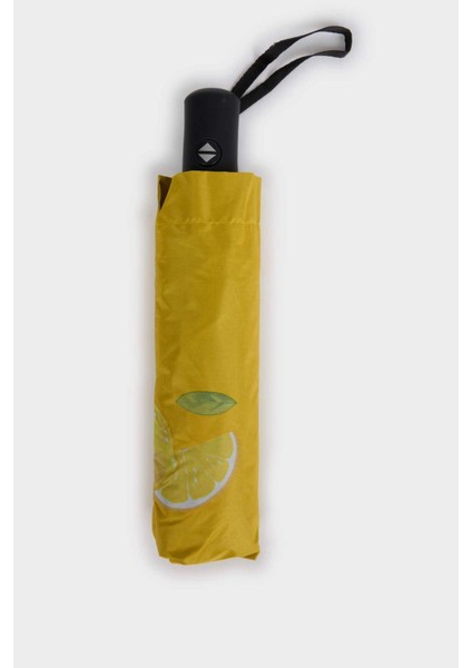 Şemsiye Kadın Sarı, Şık, Hafif ve Pratik Kullanım Için Uygun