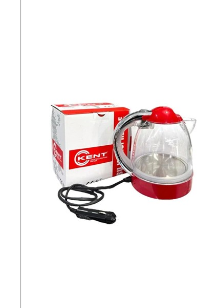 1litre Oto Su Isıtıcı Kettle Büyük Boy Ketil Termostatlı Işıklı Yeni Seri