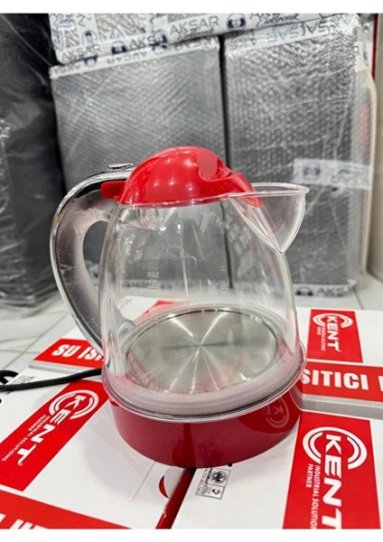 1litre Oto Su Isıtıcı Kettle Büyük Boy Ketil Termostatlı Işıklı Yeni Seri fiyatları