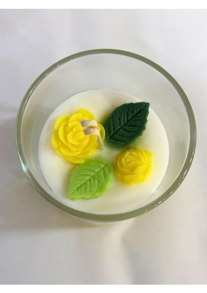 Cam Bardak Gül Mum fiyatları