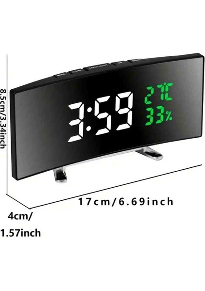 Modern Büyük LED Dijital Masa Saati Sıcaklık ve Nem Ölçer fırsatları