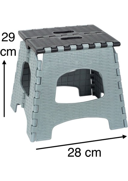 Pratik Orta Katlanabilir Tabure - Katlanır Kamp Tabure - Piknik Tabure - Balıkçı Tabure