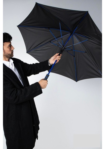 Özel Tasarım 8 Telli Fiber Gövde Kırmızı Şemsiye modelleri