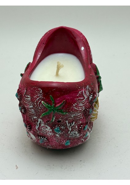 Aqualis Yılbaşı Mumluk Vanilya Kokulu Soya Mumu fiyatları