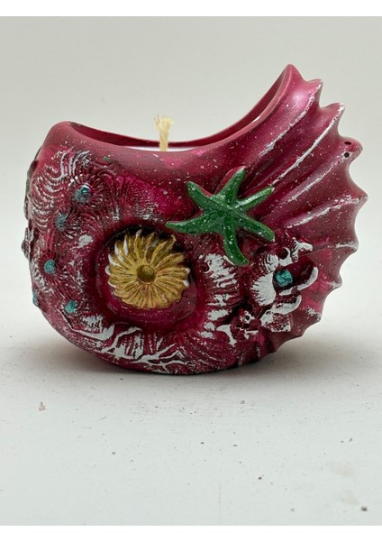 Aqualis Yılbaşı Mumluk Vanilya Kokulu Soya Mumu indirimleri