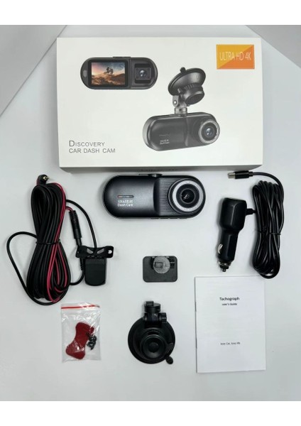 Ultra Hd 4K -Gps Özelliği - Wifi Tlfn Uygulama - 3 Lens Kameralı 2.35 Inç Ekran Gece Görüşlü 170 Derece Geniş Açı G- Sensörü Park Sensörü Dvr Araç Kameras indirimleri