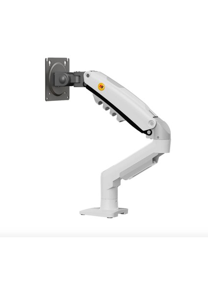 Monitör Standı North Bayou Nb F80 (2026 Yeni Model) Amortisörlü Tekli Monitör Standı Beyaz White (17-30 Inç)-(2-9 Kg)