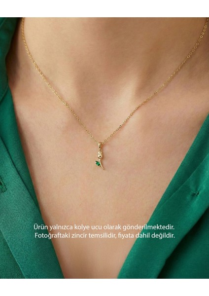 Minik Lale 14 Ayar Altın Kolye Ucu modelleri