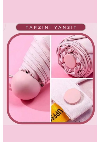 Mavi 8 Telli Kapsüllü Şemsiye, Kolay Taşıma ve Saklama Için Harika Seçenek fırsatları