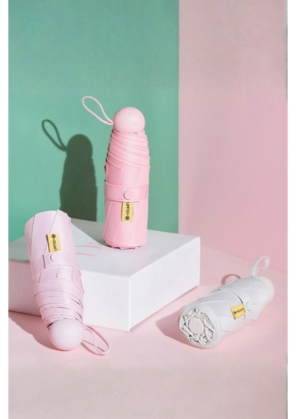 Mavi 8 Telli Kapsüllü Şemsiye, Kolay Taşıma ve Saklama Için Harika Seçenek indirimleri