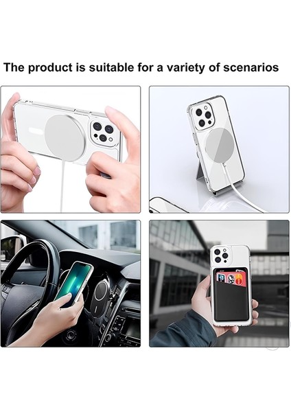 Apple iPhone 16 Pro Uyumlu Magesafe Wireless Şarj Özellikli Şeffaf Silikon Kılıf modelleri