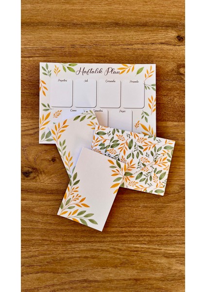 Planlayıcı Set Desenli 50 Yp. + Zarf