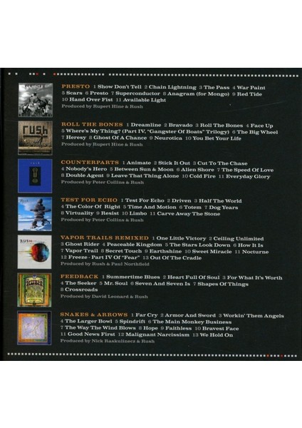 Rush - The Studıo Albums 1989-2007 - 7 CD - ( Plak Değildir. ) fiyatları