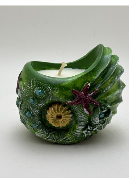 Aqualis Yılbaşı Mumluk Vanilya Kokulu Soya Mumu fırsatları