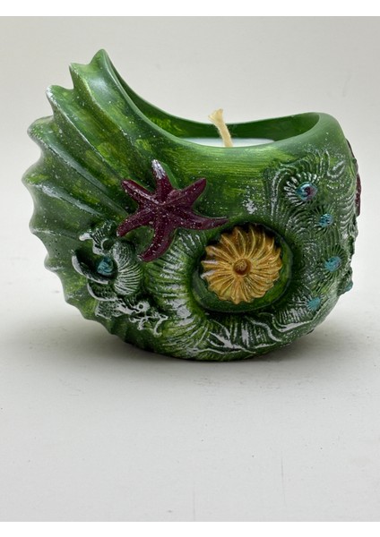 Aqualis Yılbaşı Mumluk Vanilya Kokulu Soya Mumu indirimleri