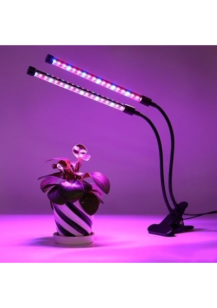 Bitki ve Çiçek Büyütme Işığı LED Aydınlatma Tam Spektrumlu Büyüme Lambası Bitkilerin Ihtiyacı Olan Isı ve Işık 2 Kollu Işık Modu Sy-Led2 fiyatları