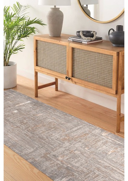 Madrid 1005 Gold Halı Kilim Kaymaz Taban Salon Mutfak Kesme Yolluk Makine Halısı