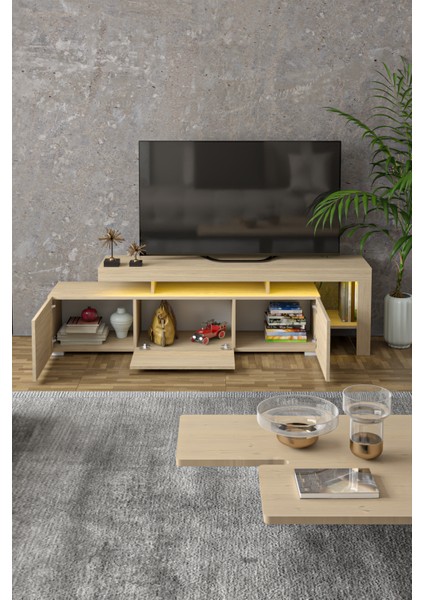 Luma LED Işıklı Tv Ünitesi