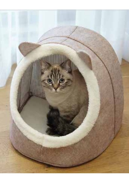 Keçe Kedi ve Köpek Evi Yatağı