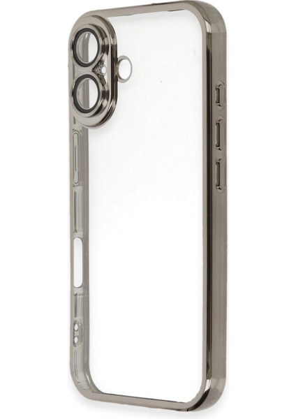 iPhone 16 Kılıf Lensli Silikon - Titanyum GRI-(5796) - SB001M-4A1MC1 fiyatları