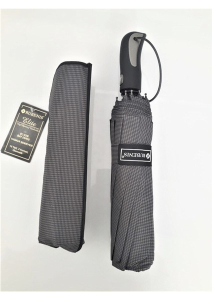 Eşsiz Otomatik 10 Telli 3 Kırmalı Siyah Erkek Şemsiye, Dayanıklı ve Şık Tasarım fiyatları