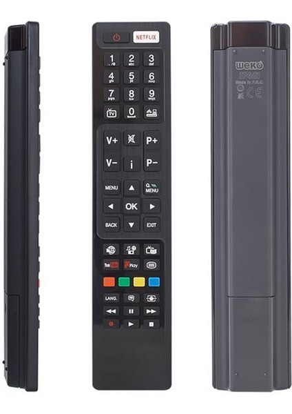 Netflix-Youtube-Play Tuşlu LCD Tv Kumandası